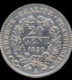 20 centimes Ceres 1849