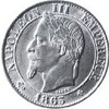 5 centimes napoleon III 1865 tete lauree