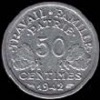 50 centimes bazor etat francais 1942