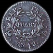 quart de franc bonaparte premier consul
