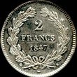 2 francs louis philippe 1847