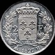 2 francs charles X 1827