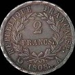 2 francs napoleon empereur 1808