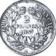 2 francs napoleon III 1857