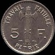 5 francs 1941 petain