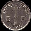 5 francs 1941 petain