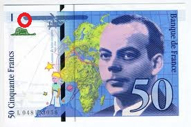 50 francs saint exupery varitie avec mouton en haut