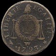 sol aux balance 1793 type françoise