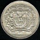 pièce de monnaie  de la république Dominicaine