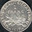 1 franc argent semeuse