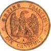 10 centimes napoleon III tete lauree 1861
