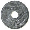 10 centimes etat francais 1942