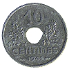 10 centimes etat francais 1941