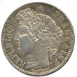 2 francs ceres argent avec legende