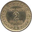 2 francs chambres de commerce 1922