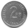 2 francs france libre 1944