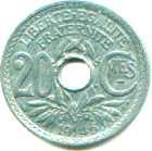 20 centimes Lindauer zinc 1945