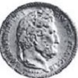 25 centimes louis Philippe 1845