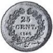 25 centimes louis Philippe 1848