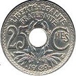 25 centimes Maillechort 1940