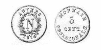 anvers 1814 5 cent