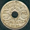 5 centimes maillechort 1939