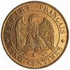 5 centimes napoleon III tete nue 1855