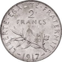 2 francs argent semeuse