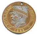monnaie regravée napoleon III monnaie satirique
