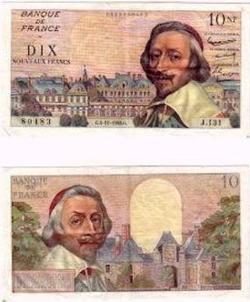 billet de 10 nouveaux francs 1960