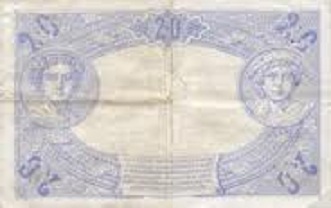 billet de 20 francs bleu 1906