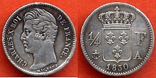 1/4 franc charles X 1830