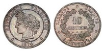 10 centimes ceres 1897