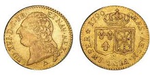 louis d-or buste nu 1790  louis XVI