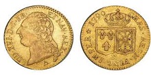 louis d-or buste nu 1790 louis XVI