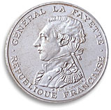 100 francs argent commemorative 1987
