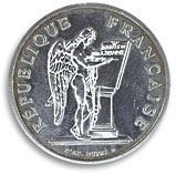 100 francs commemorative 1989