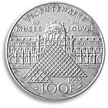 100 francs argent 1993 delacroix