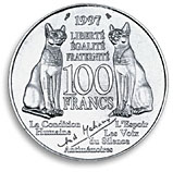 100 francs argent 1997 malraux