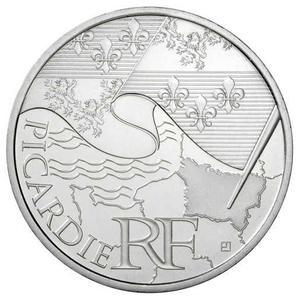 10 euros argent picardie