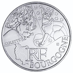 10 euros argent bourgogne