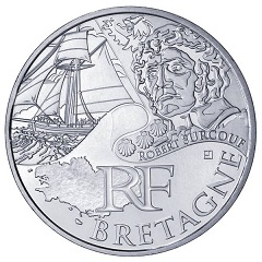 10 euros argent bretagne