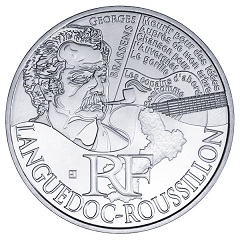 10 euros argent languedos roussillon