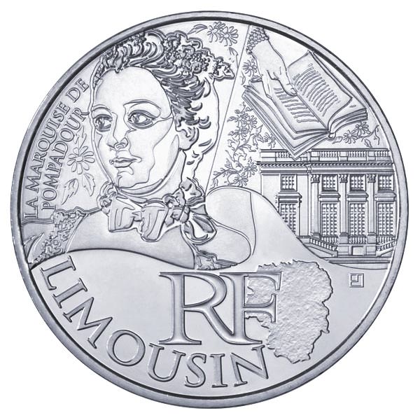 10 euros argent limousin