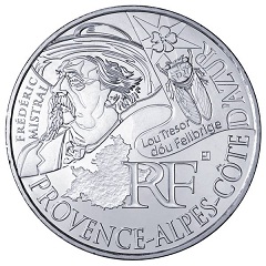 10 euros argent provence alpes cote -azur