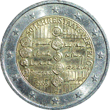 2 euro 2005 commémorative Autriche 50ème anniversaire du Traité d’État autrichien