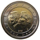 2 euro 2005 commemorative Belgique l'union économique belgo-luxembourgeoise