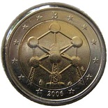 2 euro commemorative 2006 Belgique l'atomium