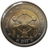 2 euro commemorative 2006 Belgique l'atomium