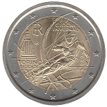 2 euro commemorative 2006 Italie XXe Jeux olympiques d’hiver de Turin 2006